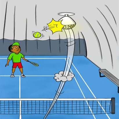 اجزا ثابت زمین تنیس - قانون شماره 2 تنیس