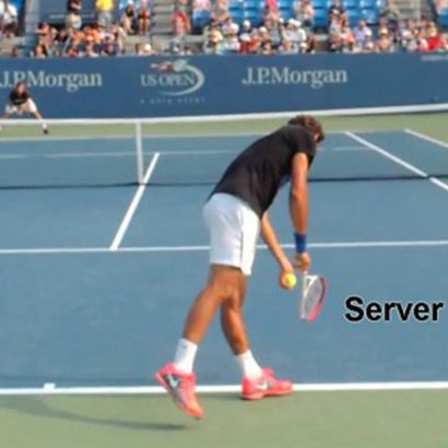سرویس زننده و دریافت کننده - قانون شماره 8 تنیس