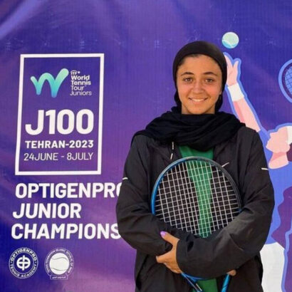 نایب‌قهرمانی ماندگار فرزامی در مسابقات تور جهانی تنیس تهران