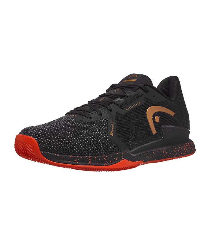 تصویر کفش تنیس مردانه هد Sprint Pro 3.5 SF Clay Black/Orange 