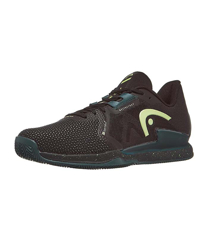تصویر کفش تنیس مردانه هد Sprint Pro 3.5 SF Clay Black/Forest Green 